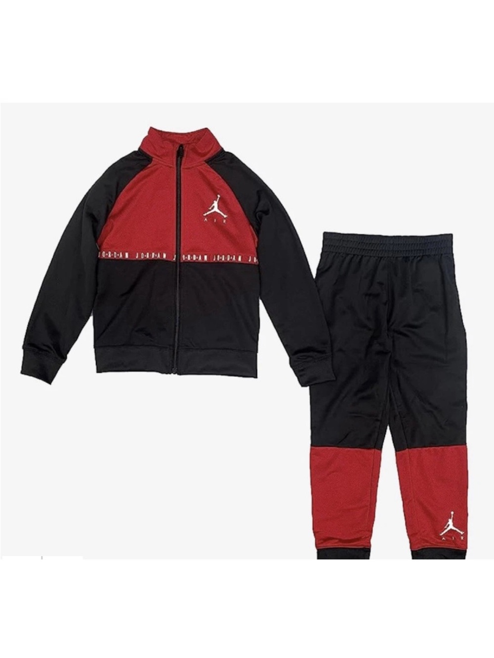 Nike Air Jordan Jumpman Air Blocked Tricot Jacket and Jogger Pant Unisex Size